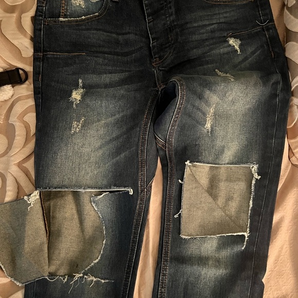 NWT One Teaspoon Anchorage Mr Blues Men’s Denim Size 31 regular button fly - Picture 6 of 8